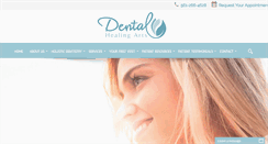 Desktop Screenshot of dentalhealingarts.com