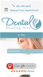 Mobile Screenshot of dentalhealingarts.com